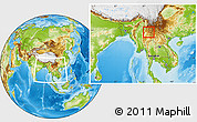 Physical Location Map of Ho-Pang, within the entire country