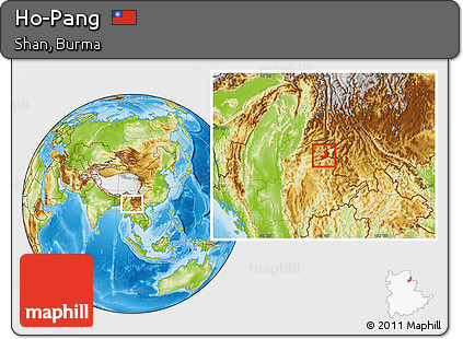Physical Location Map of Ho-Pang