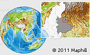 Physical Location Map of Ho-Pang, highlighted country, highlighted parent region