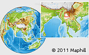 Physical Location Map of Ho-Pang, highlighted parent region, within the entire country