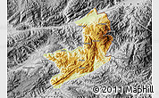 Physical Map of Ho-Pang, desaturated
