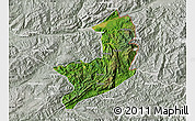 Satellite Map of Ho-Pang, lighten, semi-desaturated