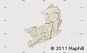Shaded Relief Map of Ho-Pang, cropped outside