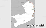 Gray Simple Map of Ho-Pang