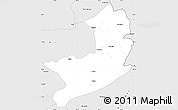 Silver Style Simple Map of Ho-Pang