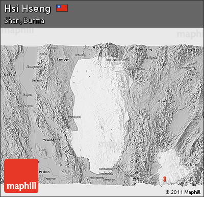 Gray 3D Map of Hsi Hseng