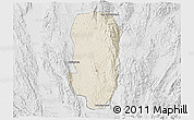 Shaded Relief 3D Map of Hsi Hseng, lighten, desaturated