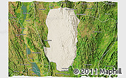 Shaded Relief 3D Map of Hsi Hseng, satellite outside