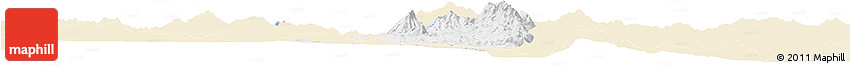 Classic Style Horizon Map of Hsi Hseng, single color outside