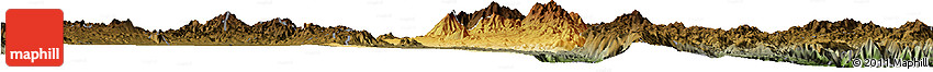 Physical Horizon Map of Hsi Hseng, darken