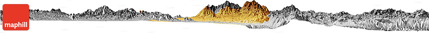 Physical Horizon Map of Hsi Hseng, desaturated
