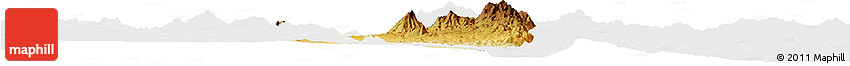 Physical Horizon Map of Hsi Hseng, single color outside