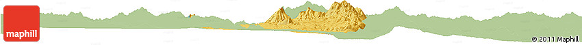 Savanna Style Horizon Map of Hsi Hseng, single color outside