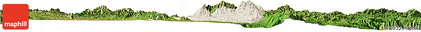 Shaded Relief Horizon Map of Hsi Hseng, satellite outside