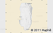 Classic Style Map of Hsi Hseng, single color outside