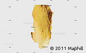Physical Map of Hsi Hseng, cropped outside