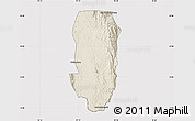 Shaded Relief Map of Hsi Hseng, cropped outside