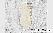 Shaded Relief Map of Hsi Hseng, lighten, desaturated