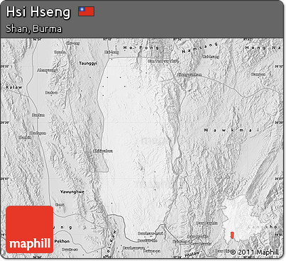 Silver Style Map of Hsi Hseng