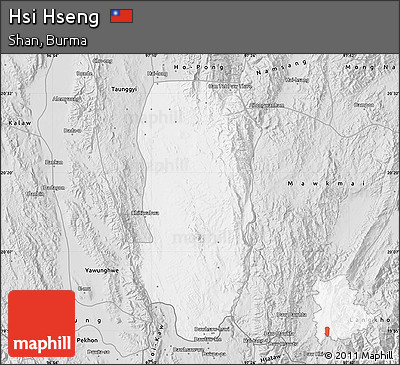 Silver Style Map of Hsi Hseng