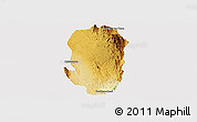 Physical Panoramic Map of Hsi Hseng, cropped outside