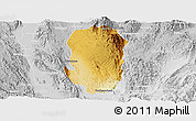 Physical Panoramic Map of Hsi Hseng, lighten, desaturated