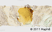 Physical Panoramic Map of Hsi Hseng, lighten