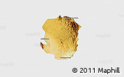 Physical Panoramic Map of Hsi Hseng, single color outside