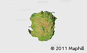 Satellite Panoramic Map of Hsi Hseng, single color outside