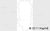 Blank Simple Map of Hsi Hseng, cropped outside, no labels