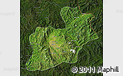 Satellite Map of Keng Tung, darken