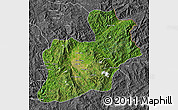 Satellite Map of Keng Tung, desaturated