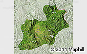 Satellite Map of Keng Tung, lighten
