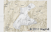 Classic Style 3D Map of Langkho
