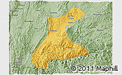 Savanna Style 3D Map of Langkho