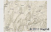 Shaded Relief 3D Map of Langkho
