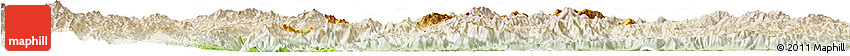 Physical Horizon Map of Langkho, lighten