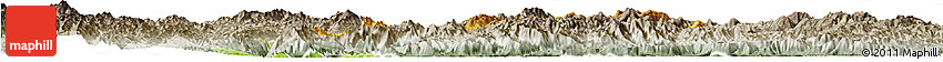 Physical Horizon Map of Langkho, semi-desaturated