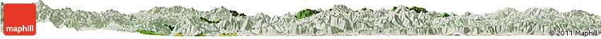 Satellite Horizon Map of Langkho, lighten
