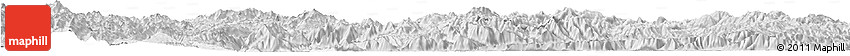 Silver Style Horizon Map of Langkho