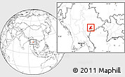 Blank Location Map of Langkho