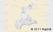 Classic Style Map of Langkho, single color outside
