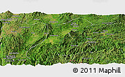 Satellite Panoramic Map of Langkho