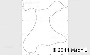 Blank Simple Map of Langkho, no labels