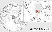 Blank Location Map of Mawkmai, highlighted parent region