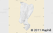 Classic Style Map of Mawkmai, single color outside