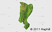 Satellite Map of Mawkmai, single color outside