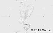 Silver Style Map of Mawkmai, single color outside