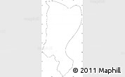 Blank Simple Map of Mawkmai, cropped outside, no labels