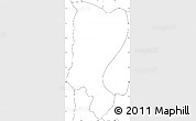 Blank Simple Map of Mawkmai, no labels